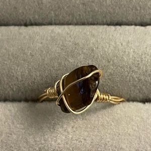 Handmade crystal rings